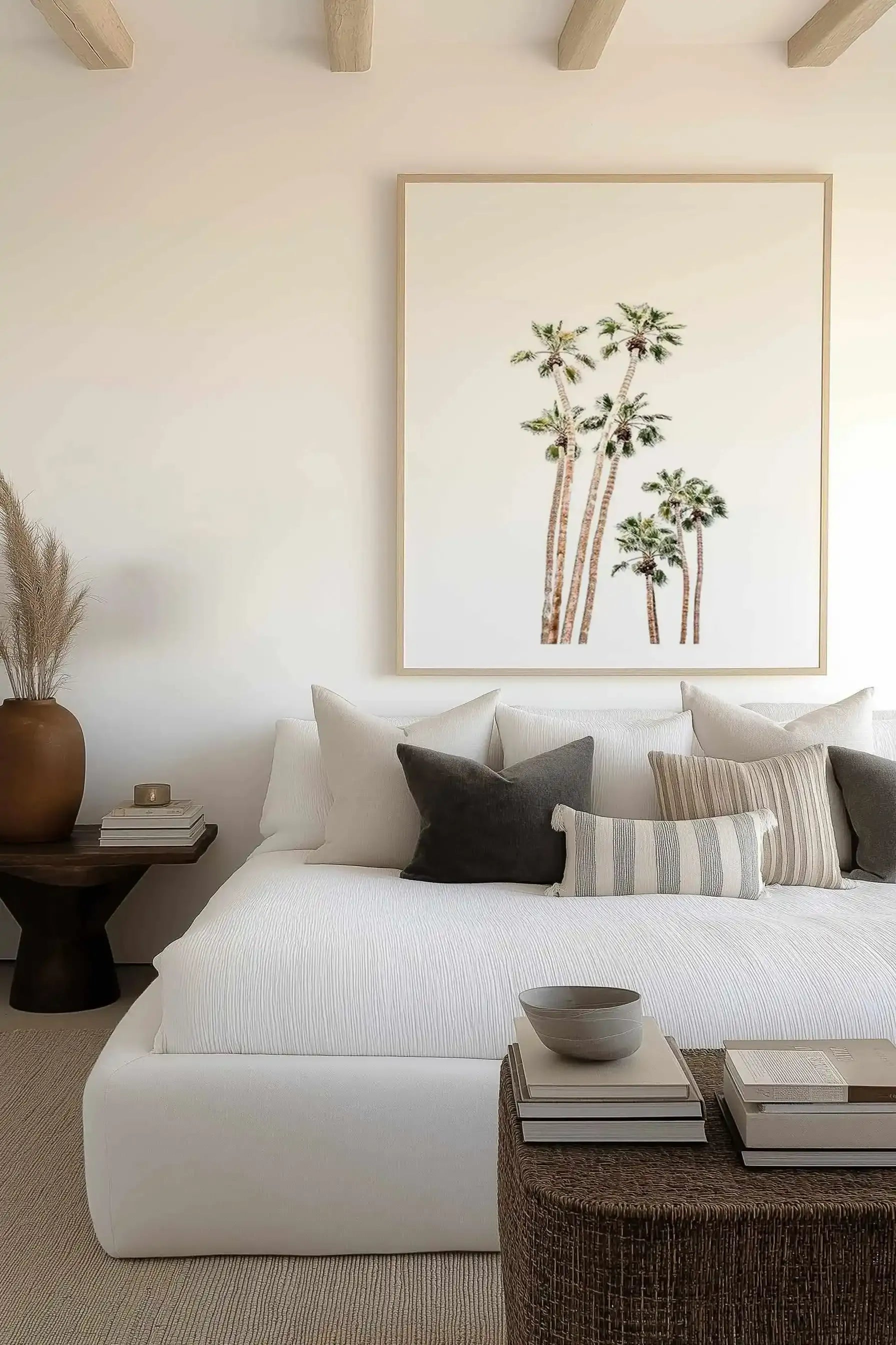 Palmy Springs | PT Art Print from Olive et Oriel where you can shop wallpaper and artworks online