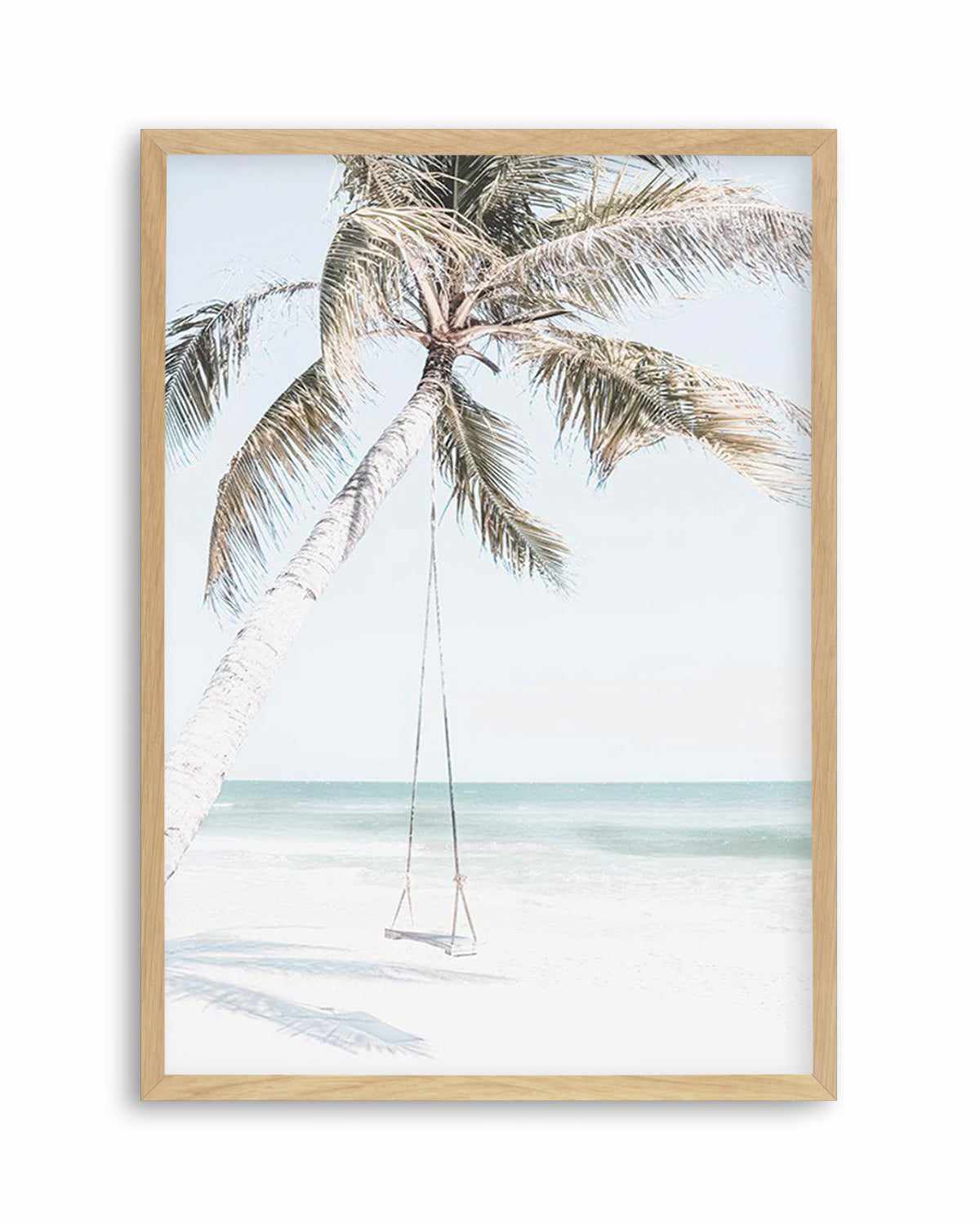 Palmy Swing Art Print