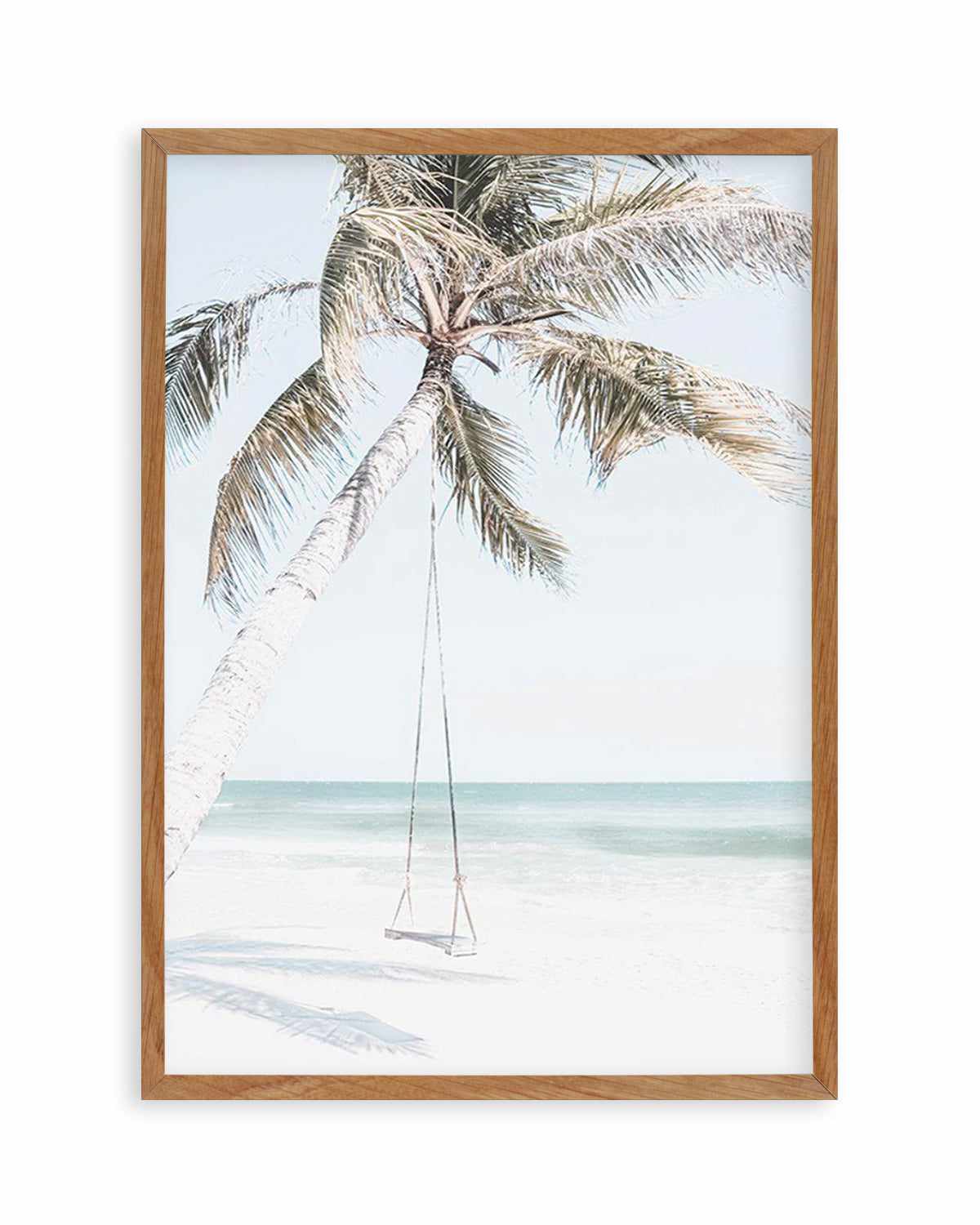 Palmy Swing Art Print