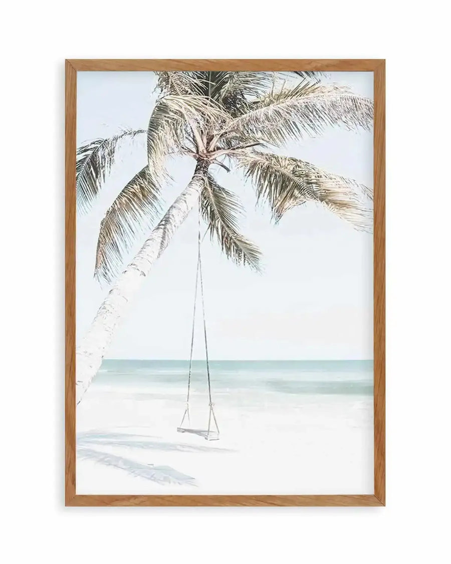 Palmy Swing Art Print from Olive et Oriel where you can shop wallpaper and artworks online