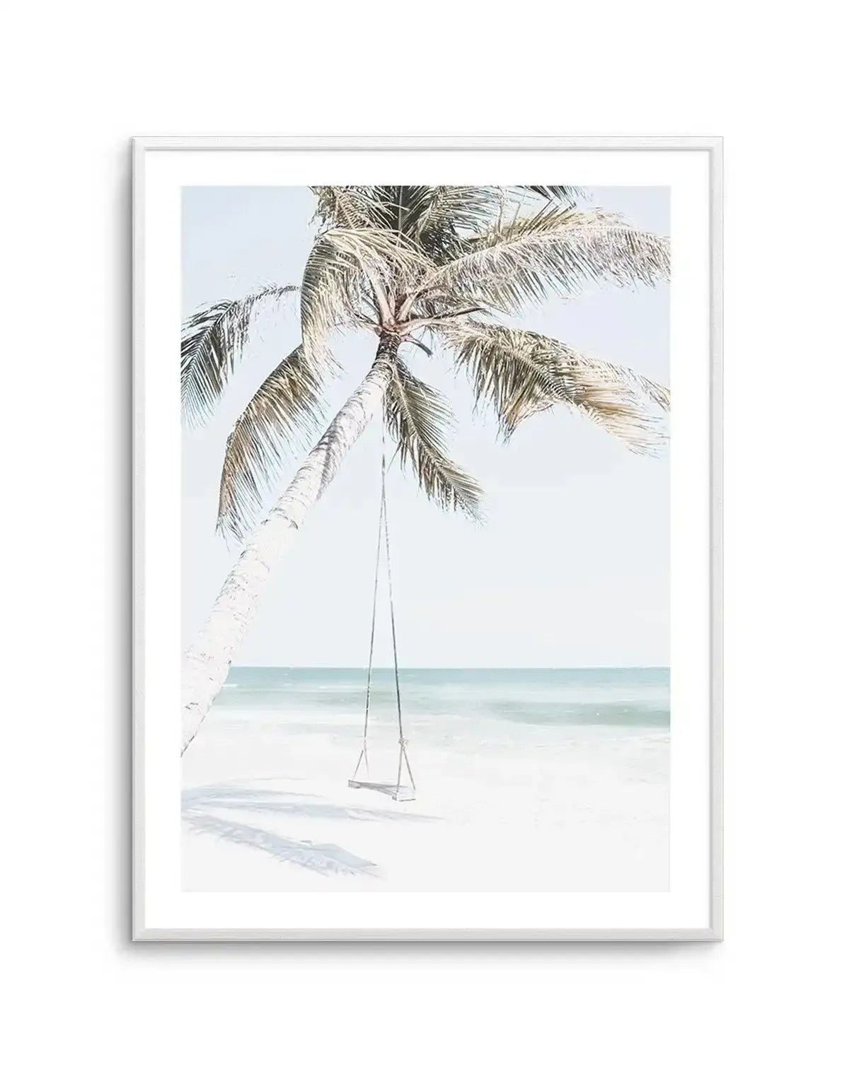 Palmy Swing Art Print-PRINT-Olive et Oriel-Olive et Oriel-A5 | 5.8" x 8.3" | 14.8 x 21cm-Unframed Art Print-With White Border-Buy-Australian-Art-Prints-Online-with-Olive-et-Oriel-Your-Artwork-Specialists-Austrailia-Decorate-With-Coastal-Photo-Wall-Art-Prints-From-Our-Beach-House-Artwork-Collection-Fine-Poster-and-Framed-Artwork