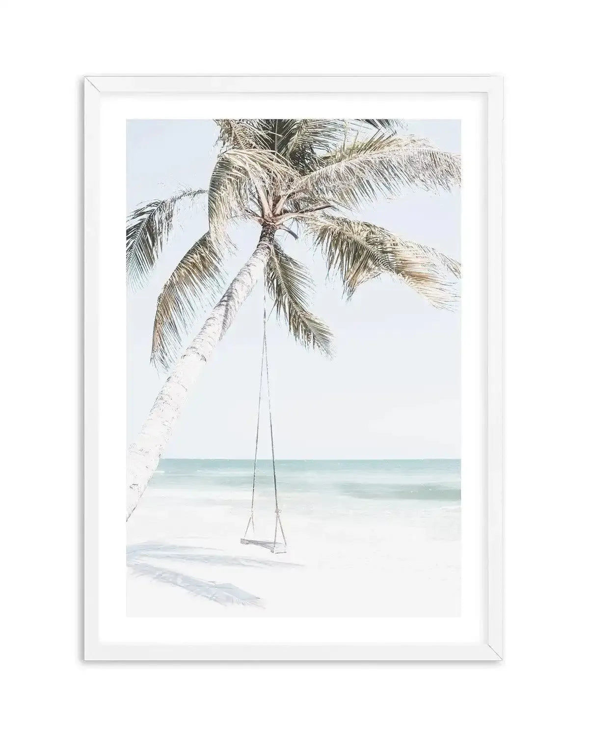 Palmy Swing Art Print-PRINT-Olive et Oriel-Olive et Oriel-A5 | 5.8" x 8.3" | 14.8 x 21cm-White-With White Border-Buy-Australian-Art-Prints-Online-with-Olive-et-Oriel-Your-Artwork-Specialists-Austrailia-Decorate-With-Coastal-Photo-Wall-Art-Prints-From-Our-Beach-House-Artwork-Collection-Fine-Poster-and-Framed-Artwork