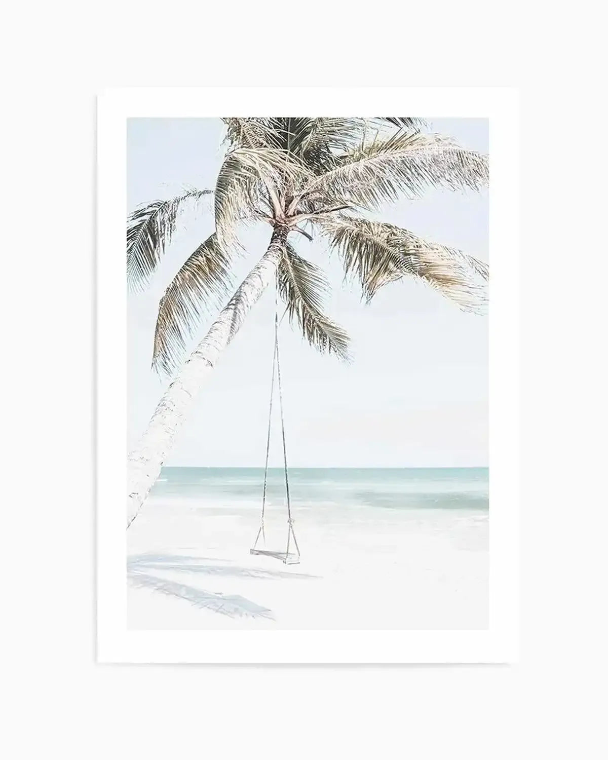 Palmy Swing Art Print from Olive et Oriel where you can shop wallpaper and artworks online