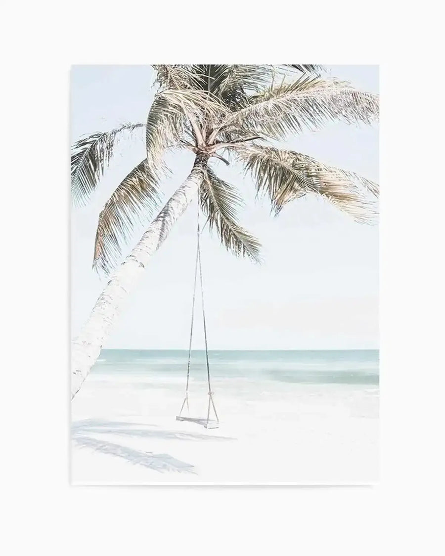 Palmy Swing Art Print from Olive et Oriel where you can shop wallpaper and artworks online