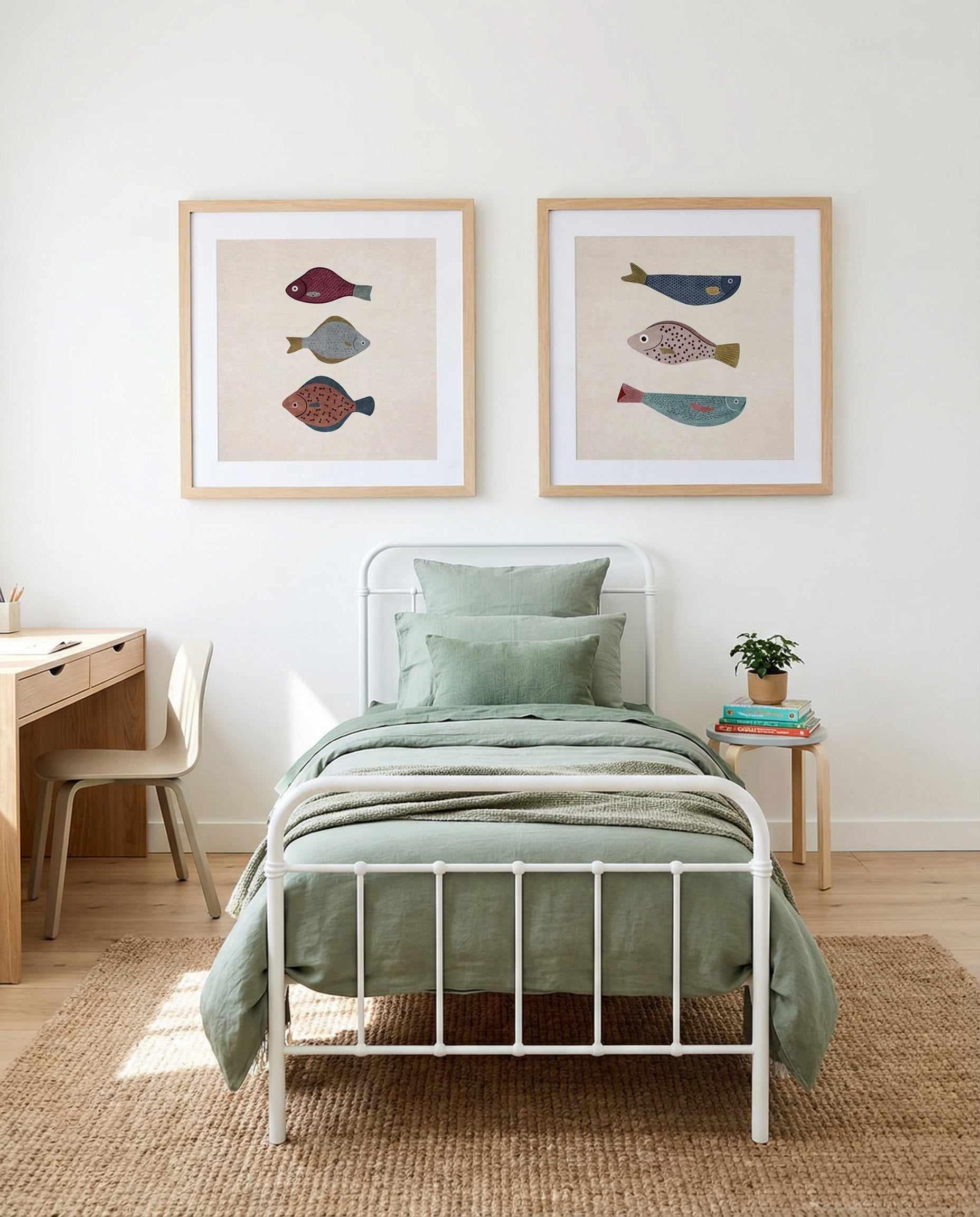 Paluklar I & II by Emel Tunaboylu Art Print Set of 2 | Matching Wall Art from Olive et Oriel where you can shop wallpaper and artworks online