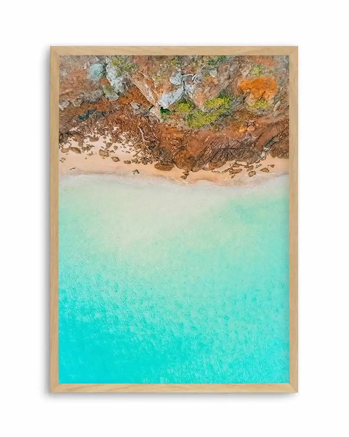 Pambula Rivermouth I | Aerial Photo Wall Art Print from Olive et Oriel where you can shop wallpaper and artworks online