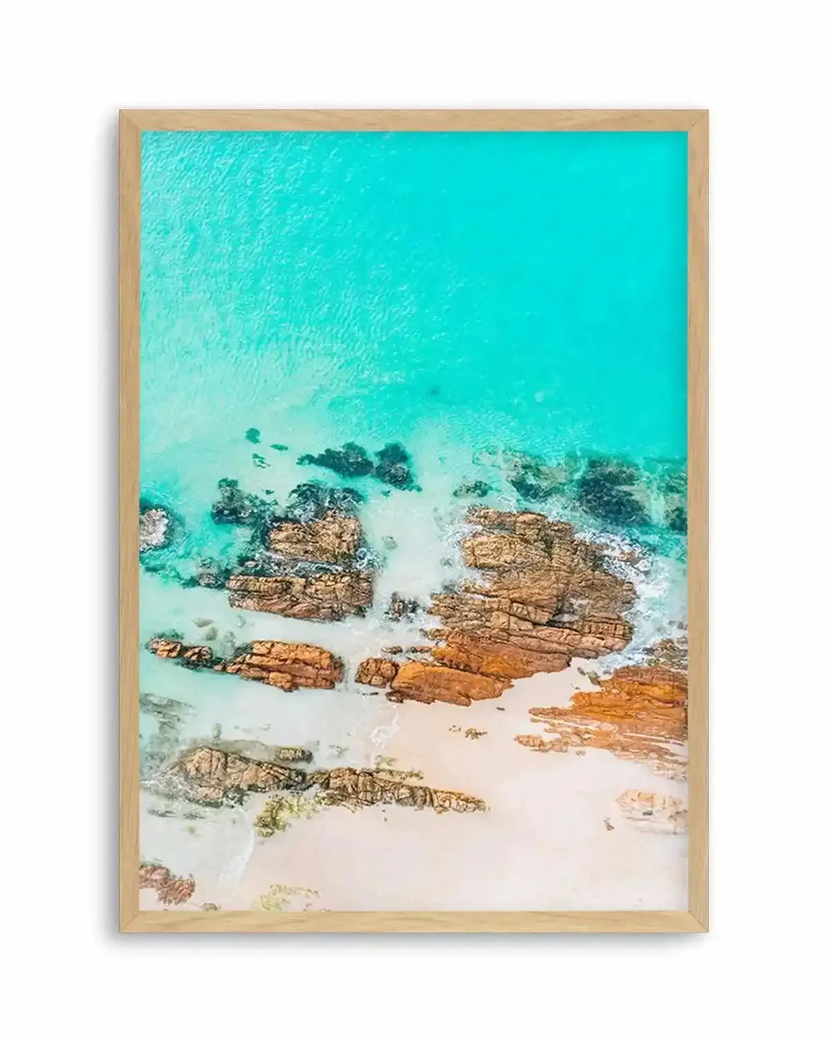 Pambula Rivermouth II | Aerial Photo Wall Art Print from Olive et Oriel where you can shop wallpaper and artworks online