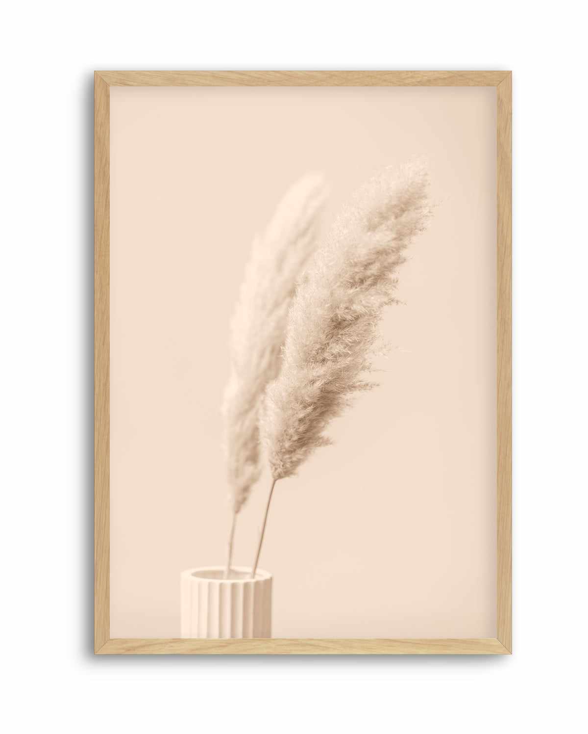 Pampas Grass Begie XIII By Studio III | Art Print from Olive et Oriel where you can shop wallpaper and artworks online