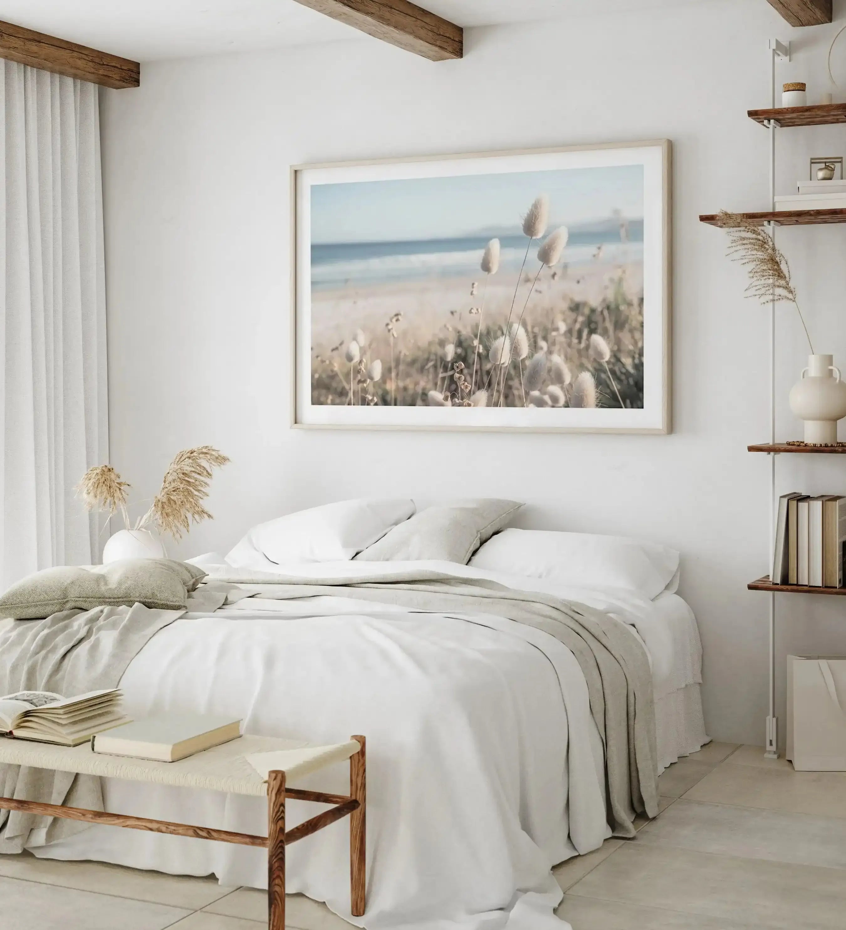 Seaside Grass Art Print from Olive et Oriel where you can shop wallpaper and artworks online