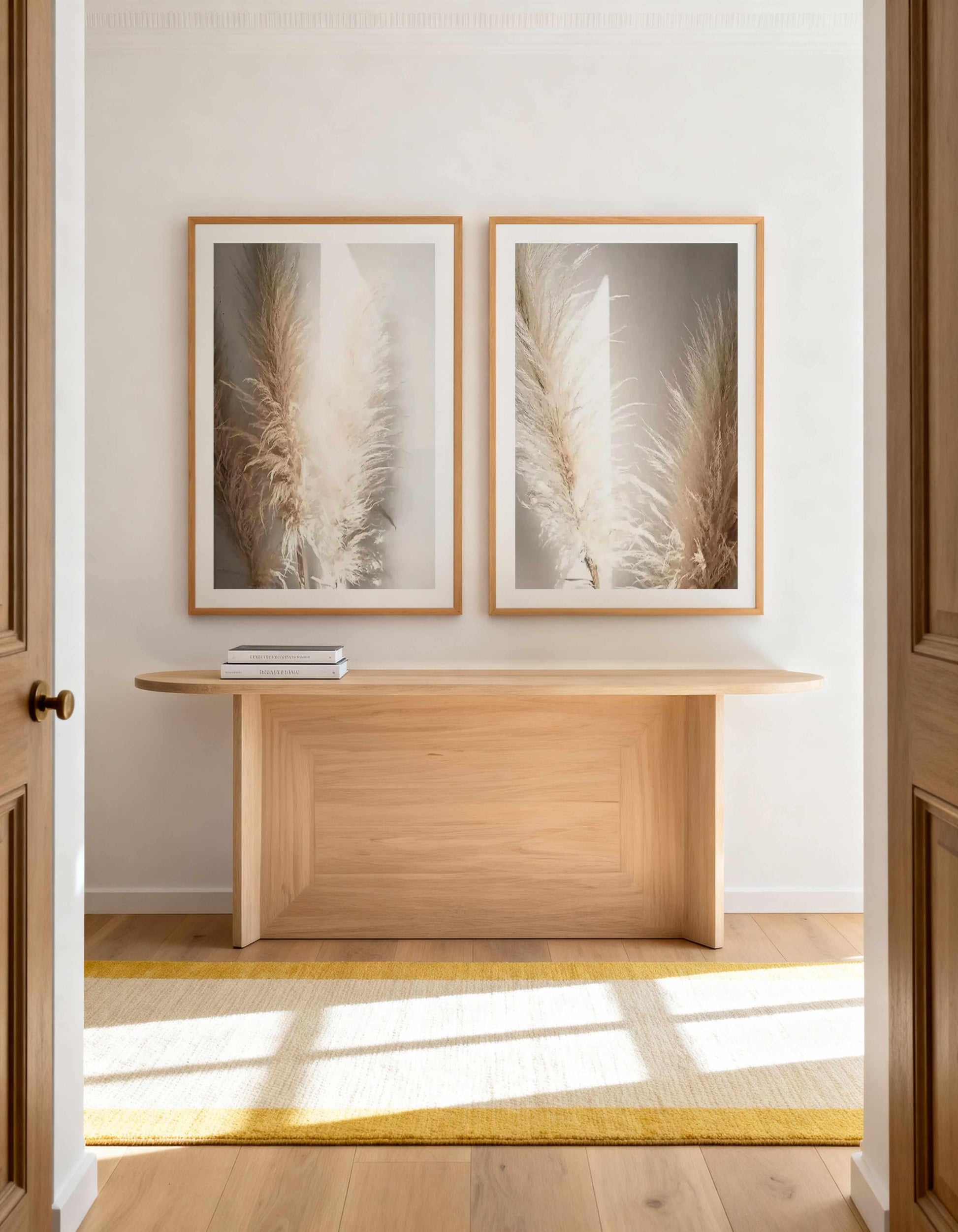 Pampas Ombres I & II Art Print Set of 2 | Matching Wall Art from Olive et Oriel where you can shop wallpaper and artworks online