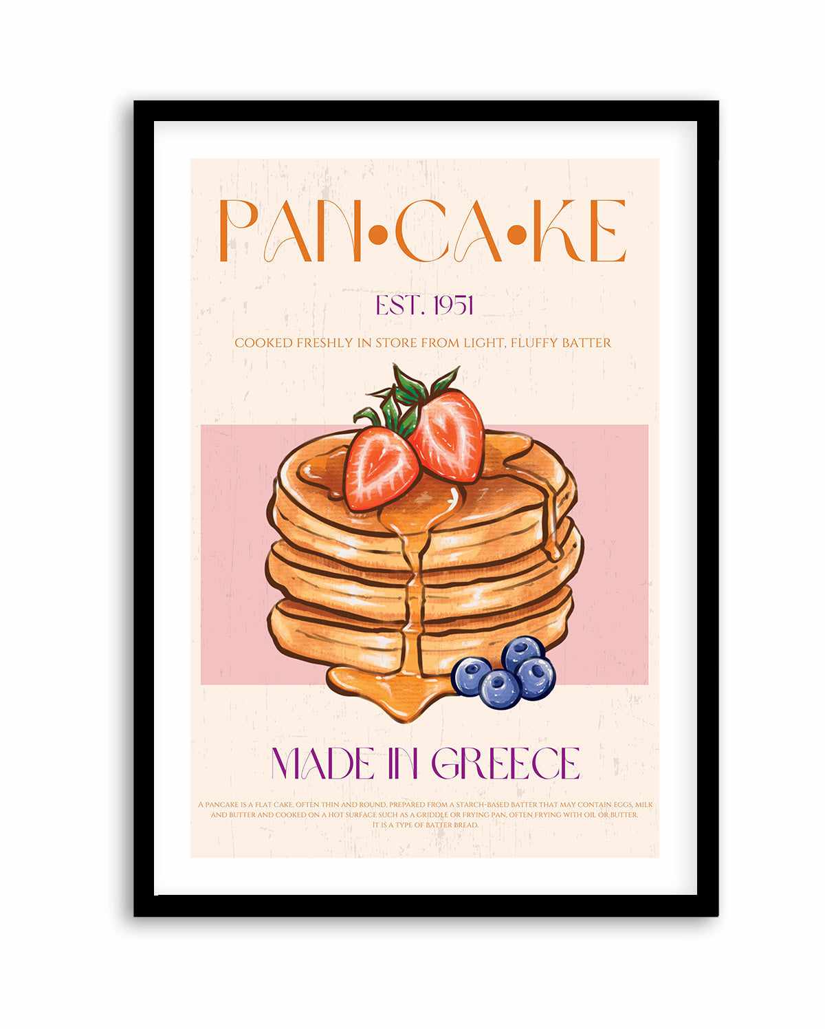 Pancake 02 By Nazma Khokbar | Art Print from Olive et Oriel where you can shop wallpaper and artworks online