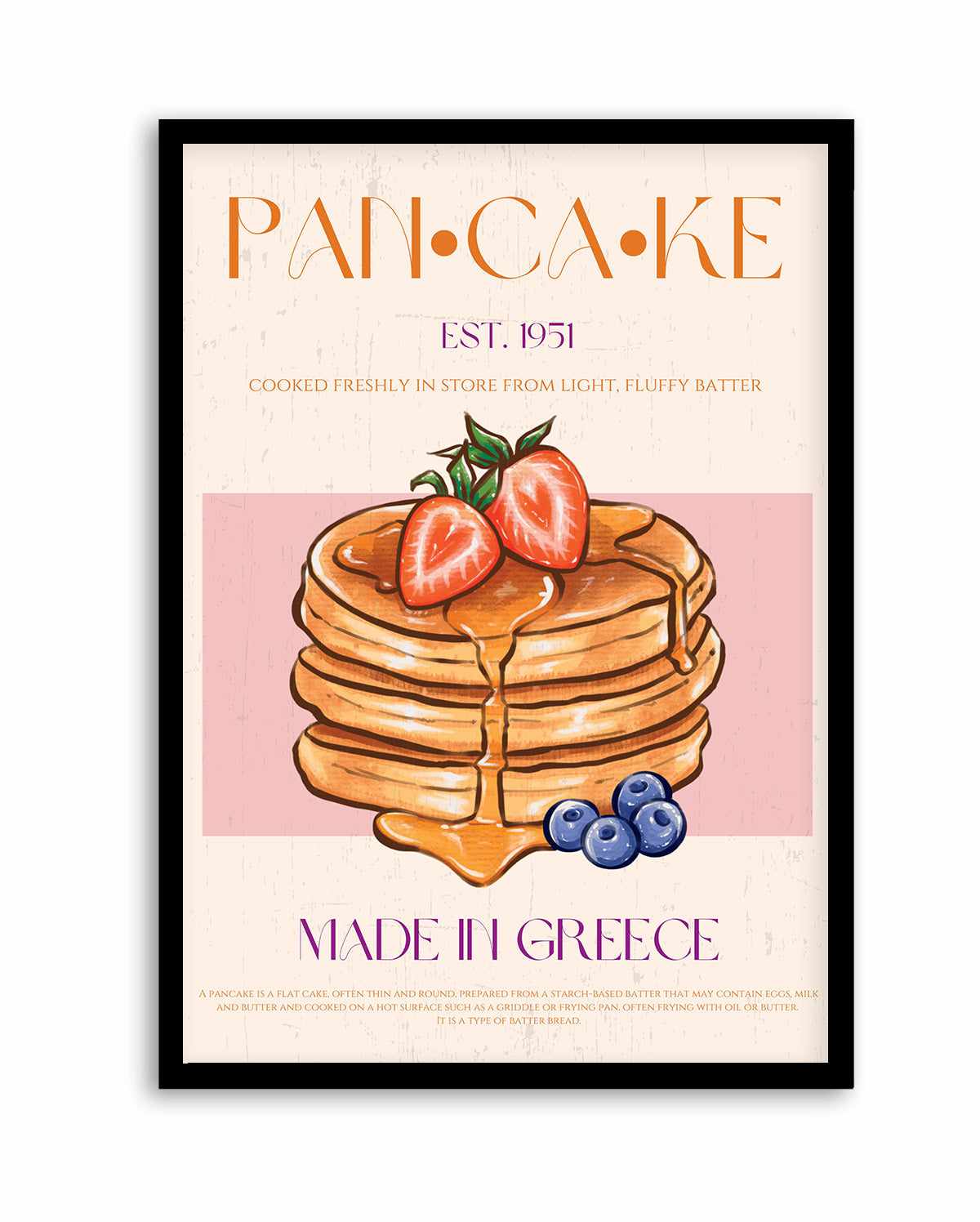 Pancake 02 By Nazma Khokbar | Art Print from Olive et Oriel where you can shop wallpaper and artworks online