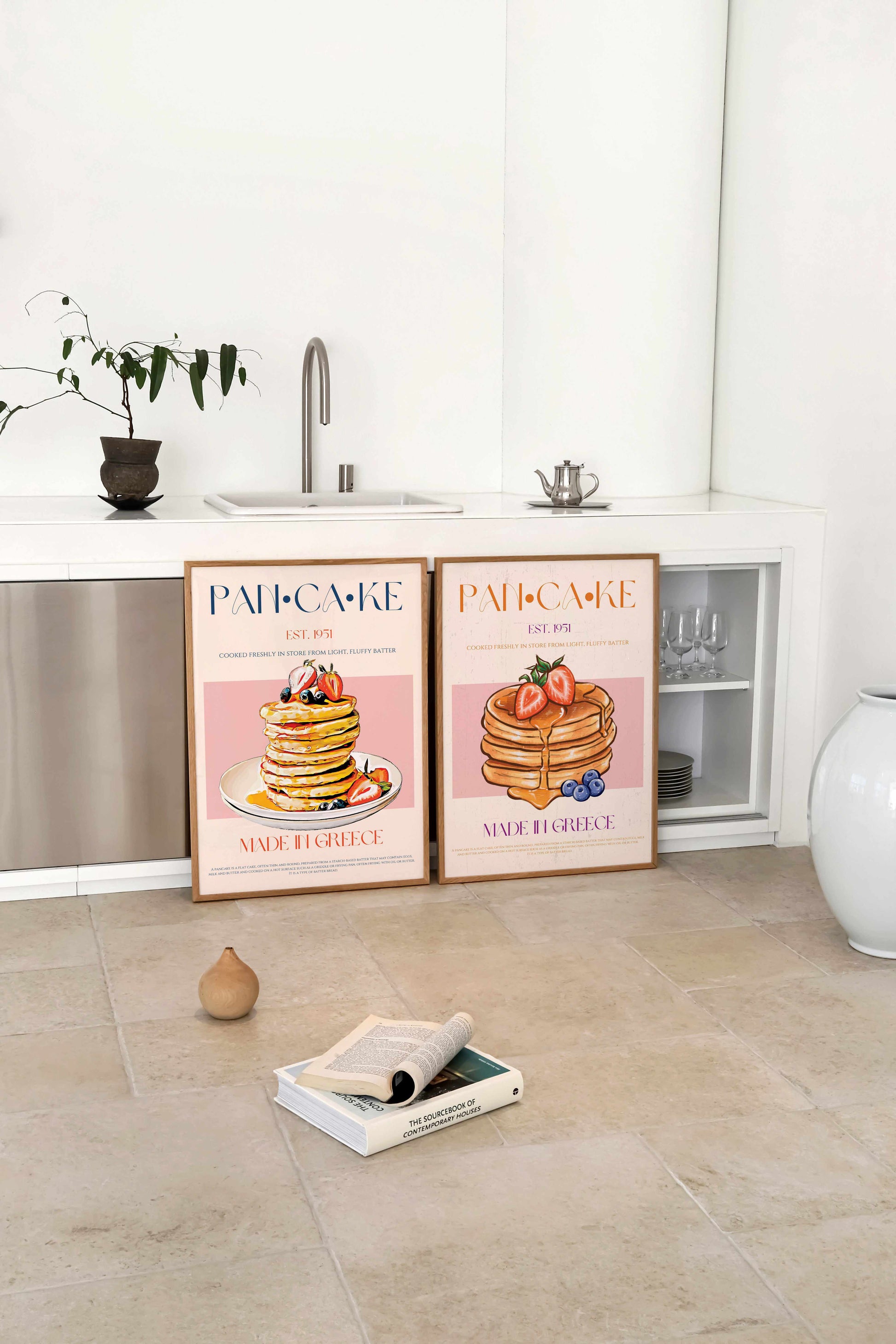 Pancake 02 By Nazma Khokbar | Art Print from Olive et Oriel where you can shop wallpaper and artworks online