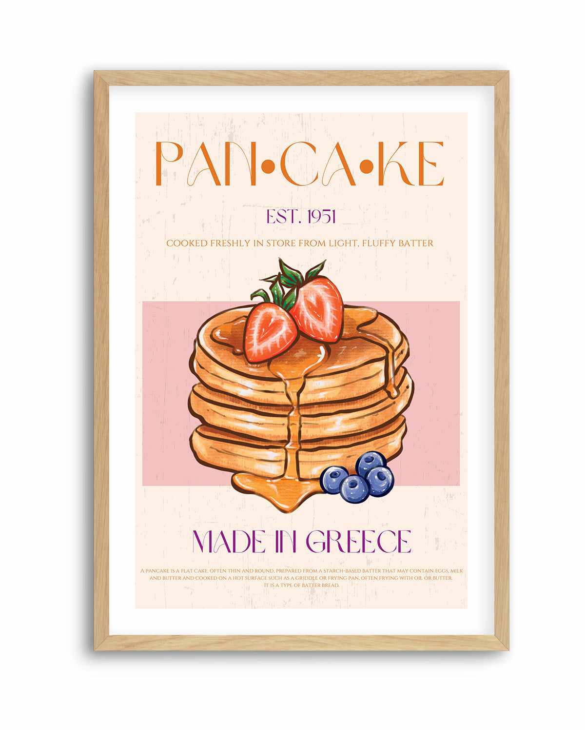 Pancake 02 By Nazma Khokbar | Art Print from Olive et Oriel where you can shop wallpaper and artworks online