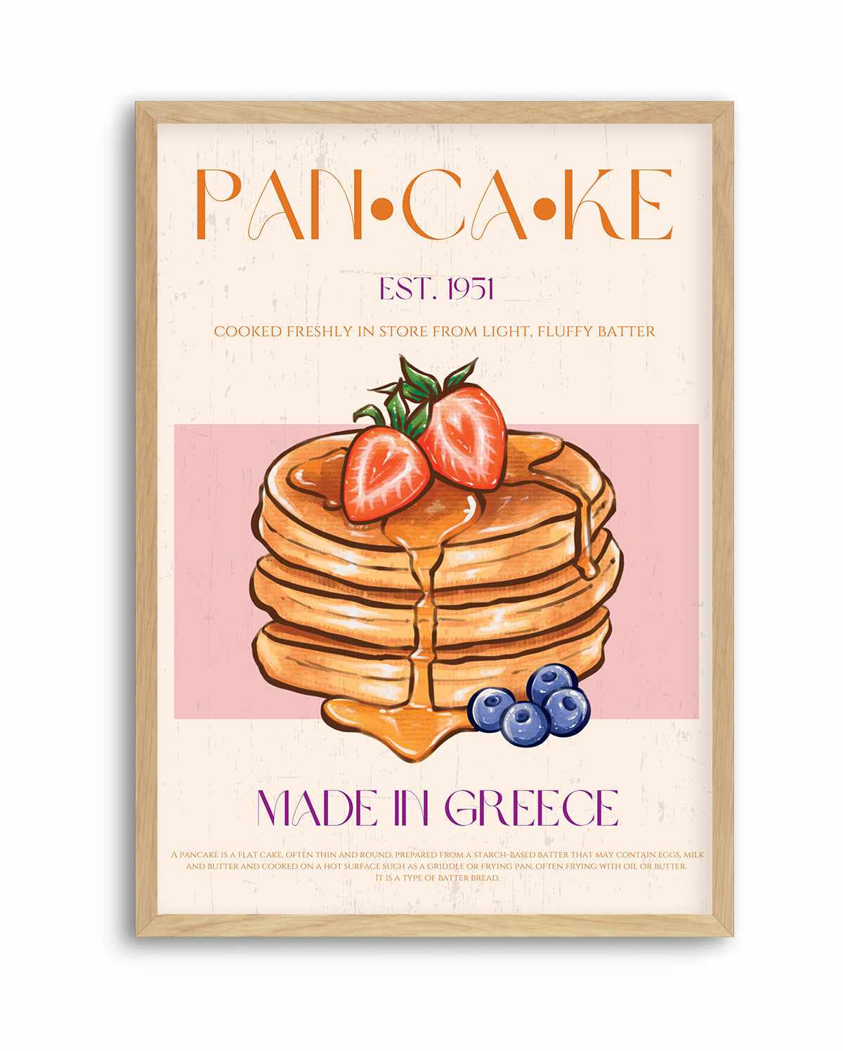 Pancake 02 By Nazma Khokbar | Art Print from Olive et Oriel where you can shop wallpaper and artworks online