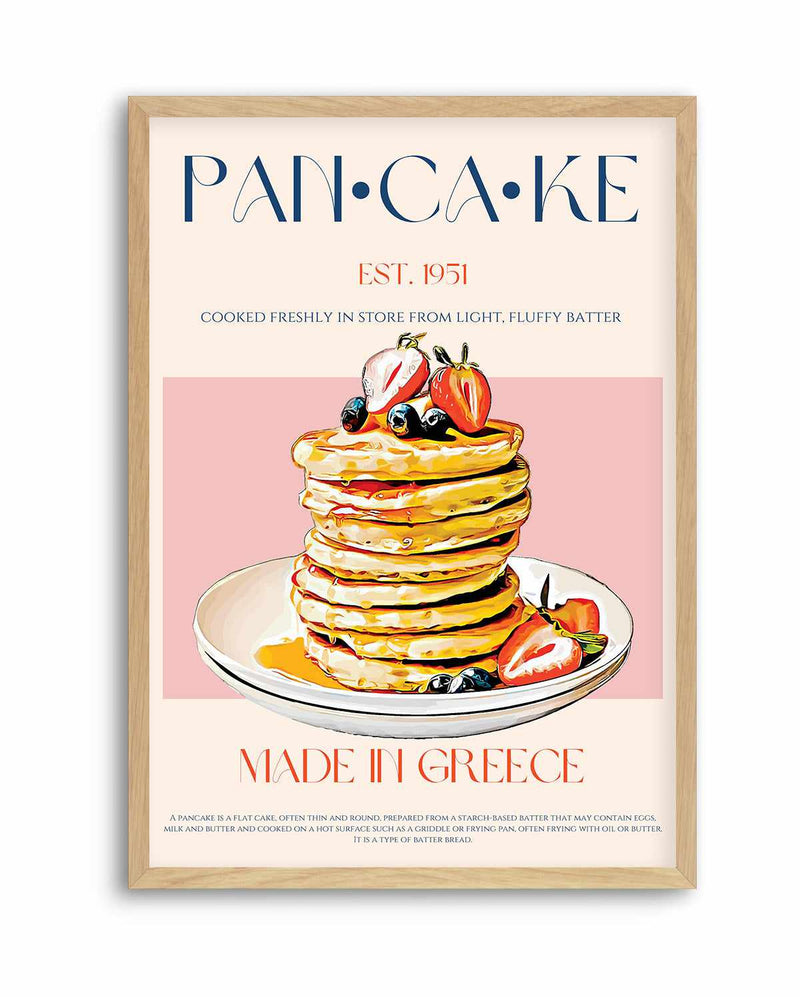 Pancake 01 By Nazma Khokbar  | Art Print