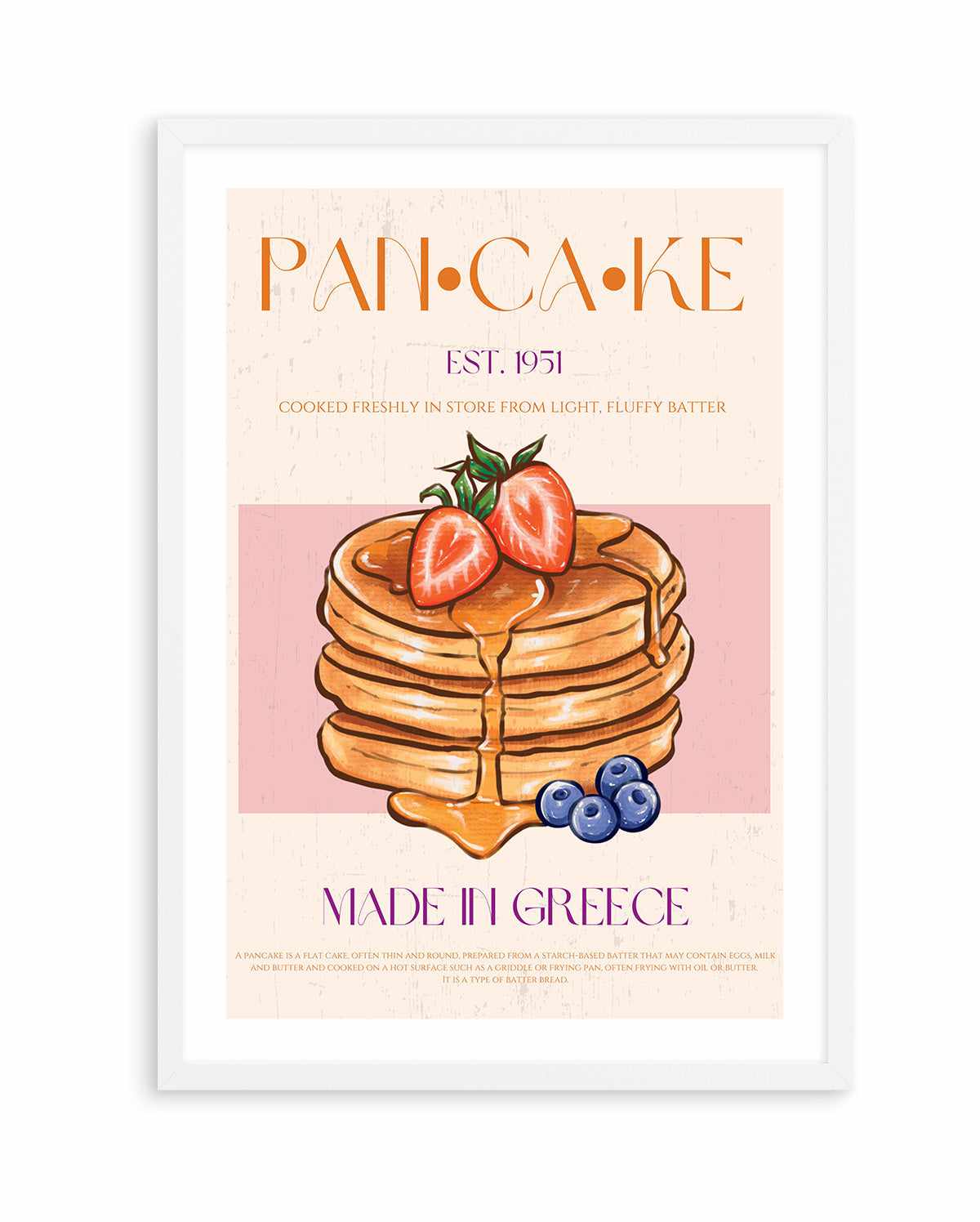 Pancake 02 By Nazma Khokbar | Art Print from Olive et Oriel where you can shop wallpaper and artworks online