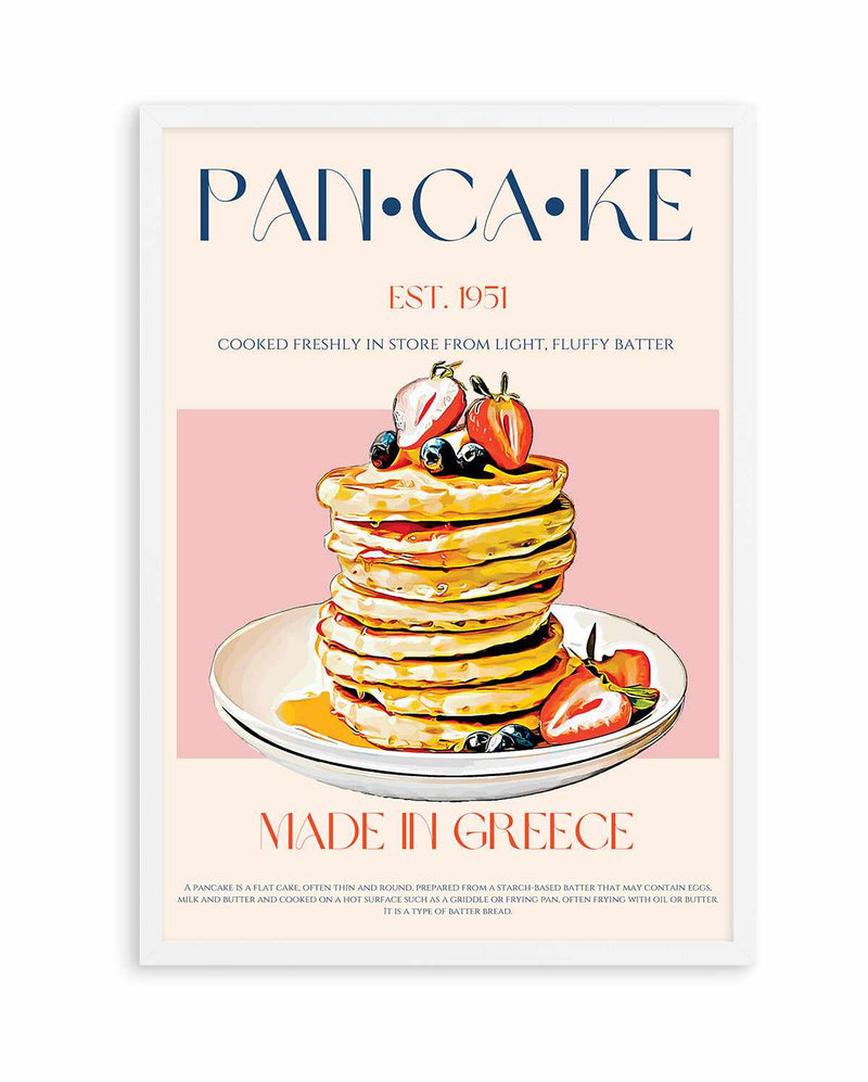 Pancake 01 By Nazma Khokbar  | Art Print