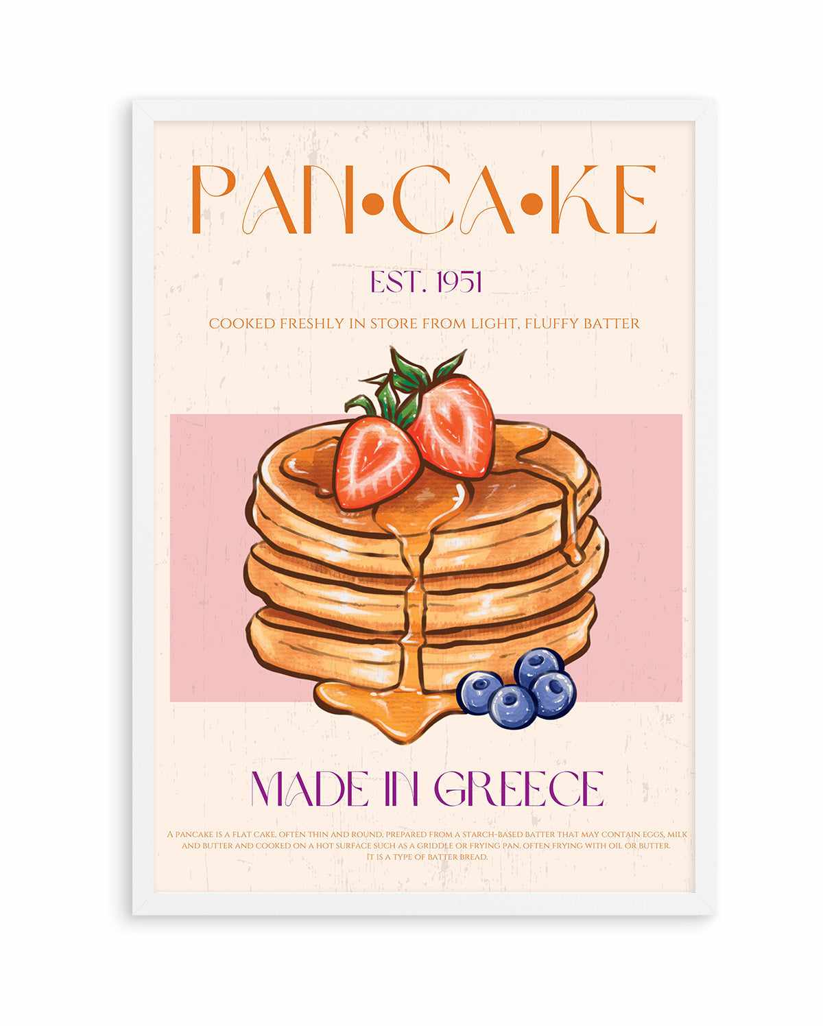 Pancake 02 By Nazma Khokbar | Art Print from Olive et Oriel where you can shop wallpaper and artworks online