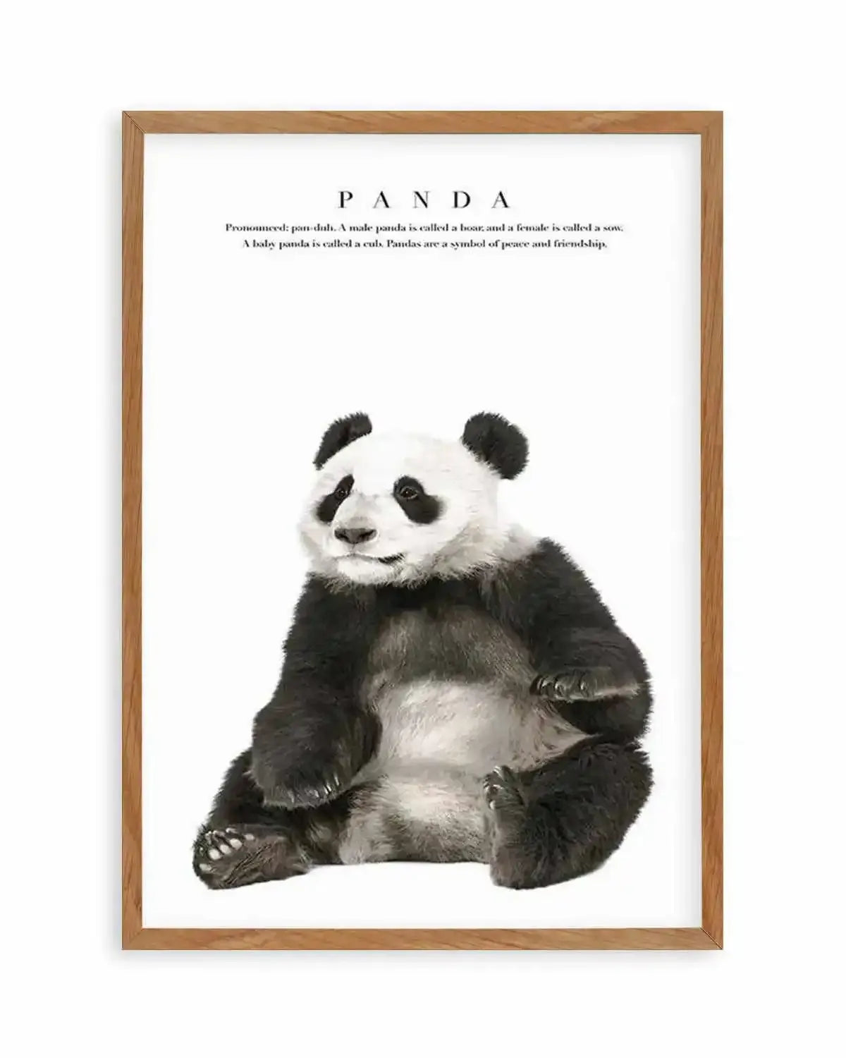 Panda Art Print from Olive et Oriel where you can shop wallpaper and artworks online