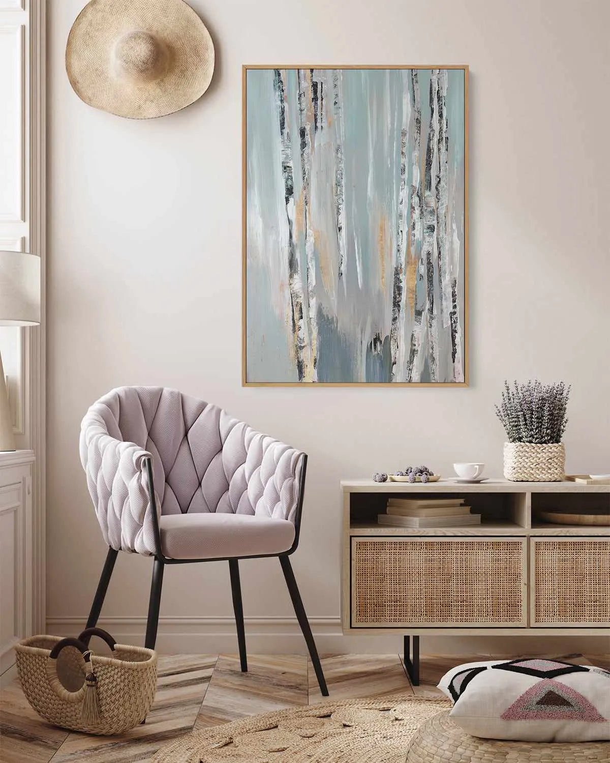 Pandora's Forest II | Framed Canvas Art Print from Olive et Oriel where you can shop wallpaper and artworks online