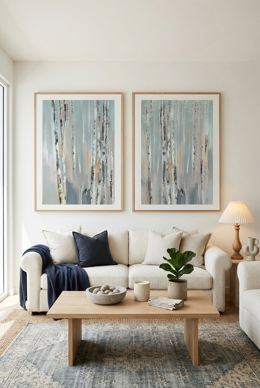 Pandora's Forest II & III Art Print Set of 2 | Matching Wall Art