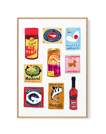Pantry by Laura Page | Framed Canvas Wall Art