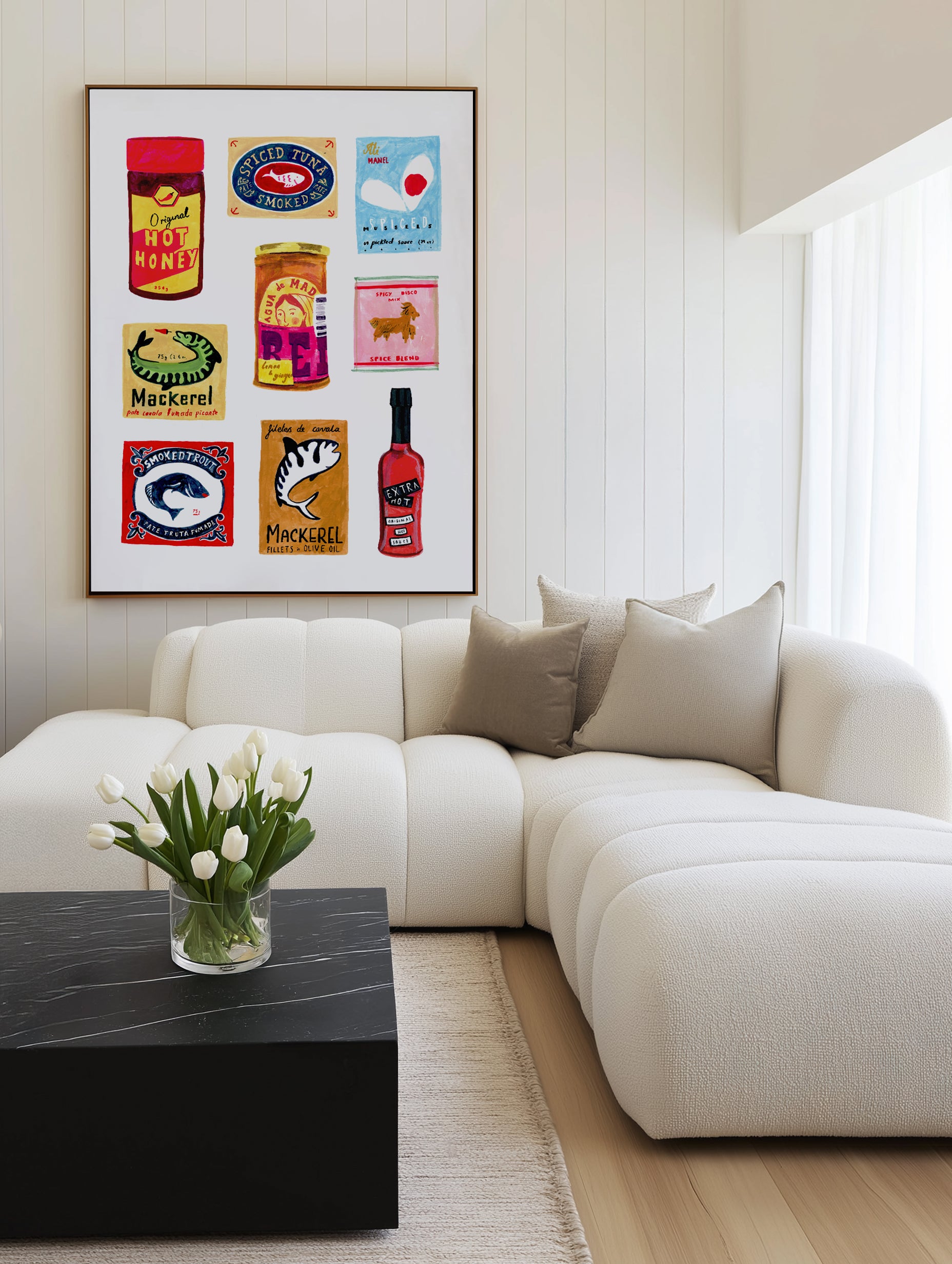 Pantry by Laura Page | Framed Canvas Art Print