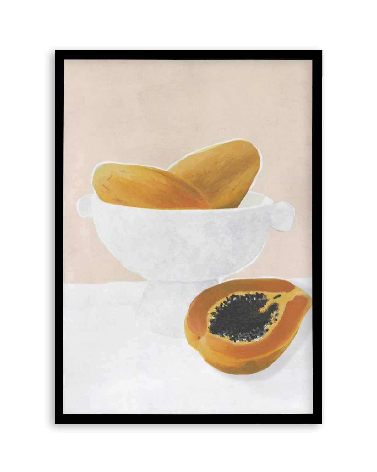 Papaya Art Print