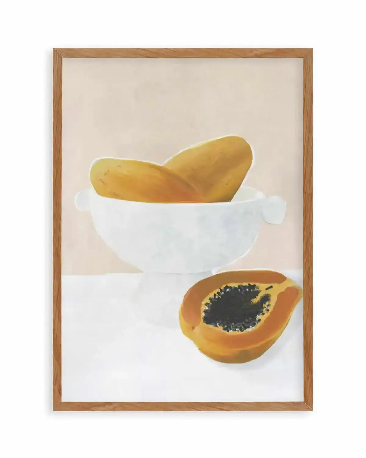 Papaya Art Print from Olive et Oriel where you can shop wallpaper and artworks online