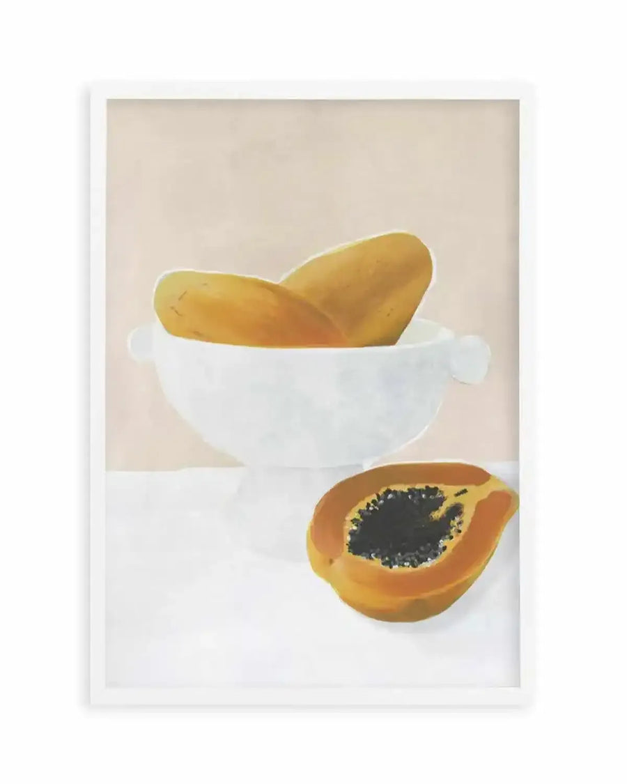 Papaya Art Print from Olive et Oriel where you can shop wallpaper and artworks online