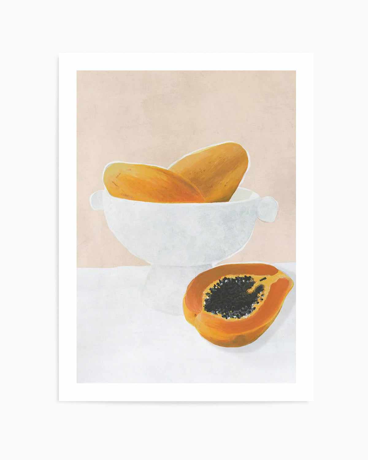 Papaya Art Print