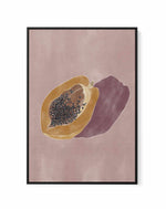 Papaya By Ivy Green | Framed Canvas Art Print