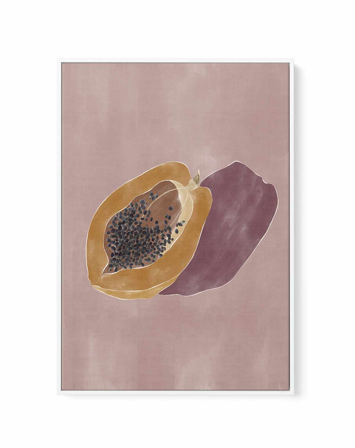 Papaya By Ivy Green | Framed Canvas Art Print