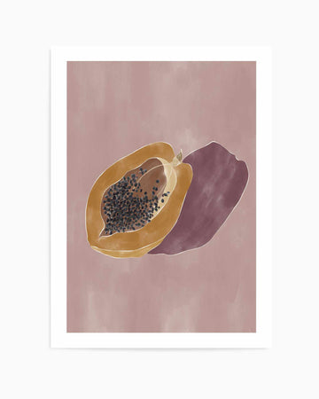 Papaya By Ivy Green | Art Print from Olive et Oriel where you can shop wallpaper and artworks online