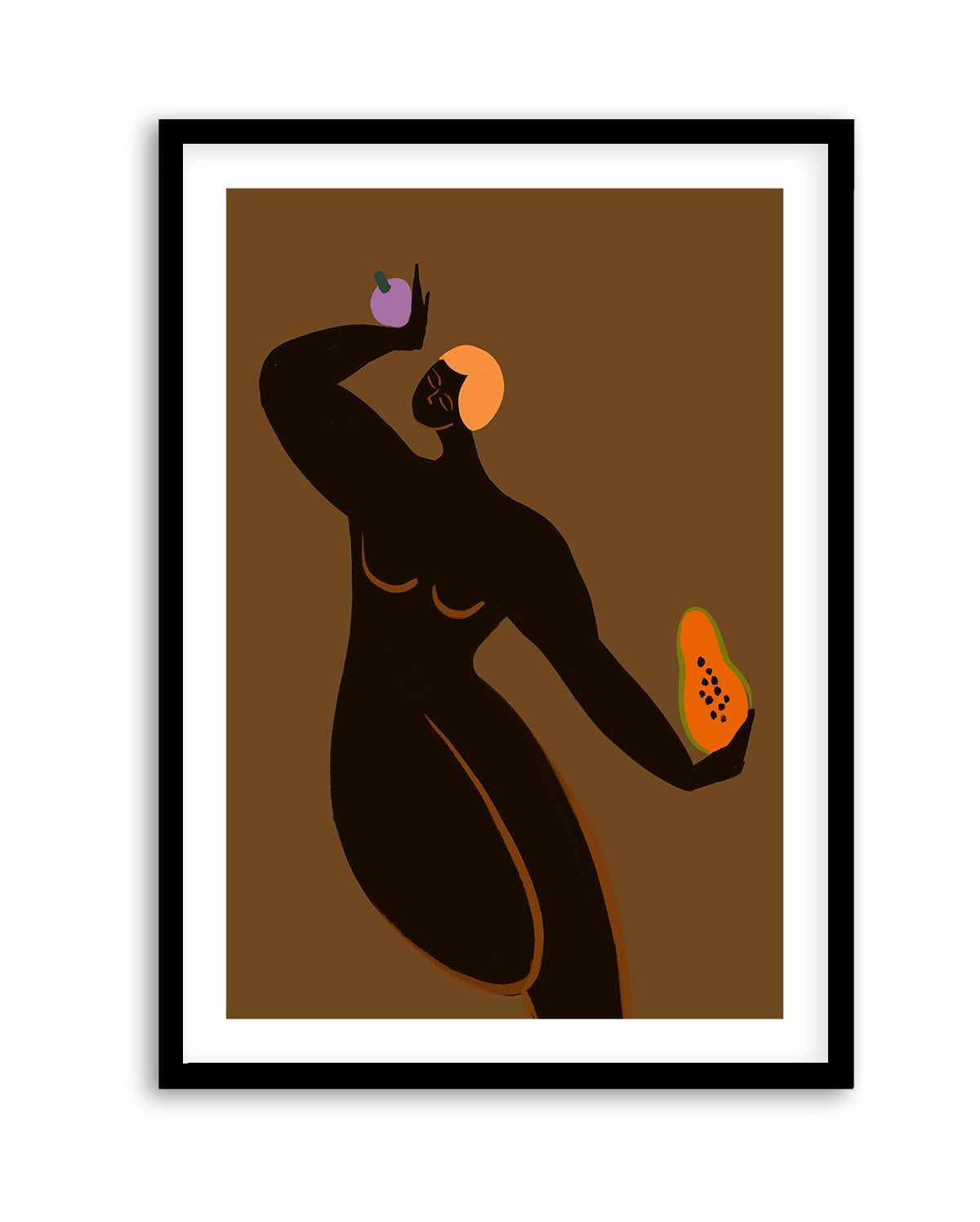 Papaya Mangosteen by Arty Guava | Art Print