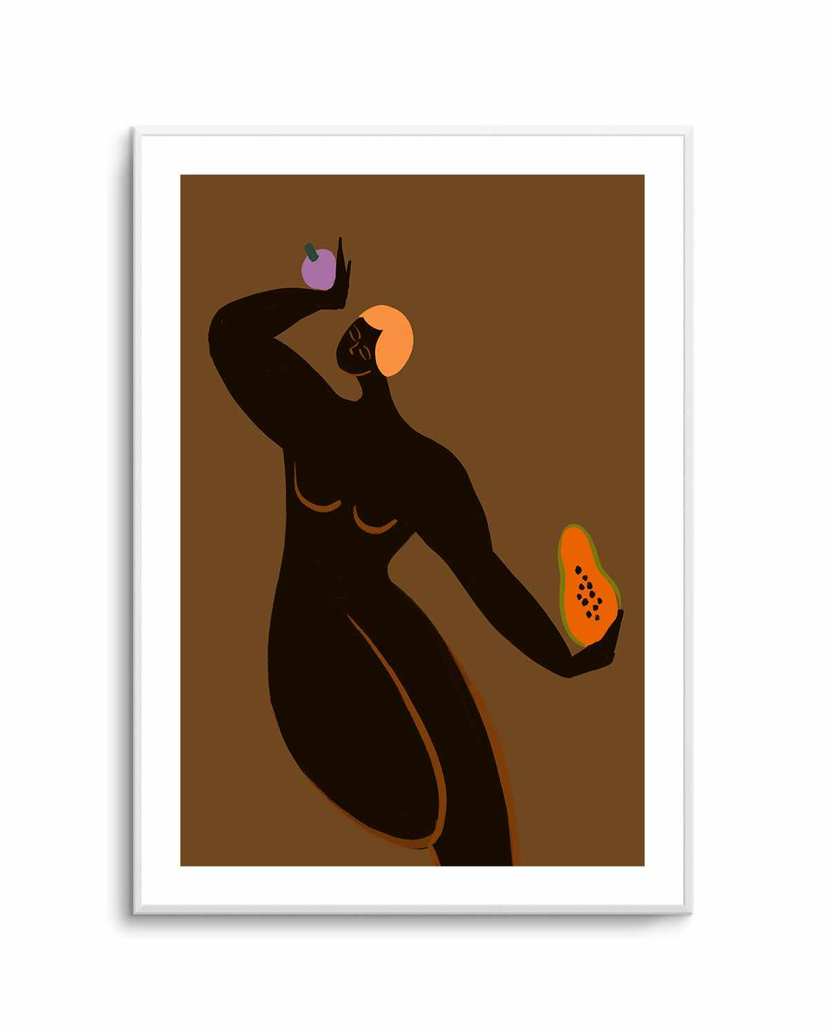 Papaya Mangosteen by Arty Guava | Art Print