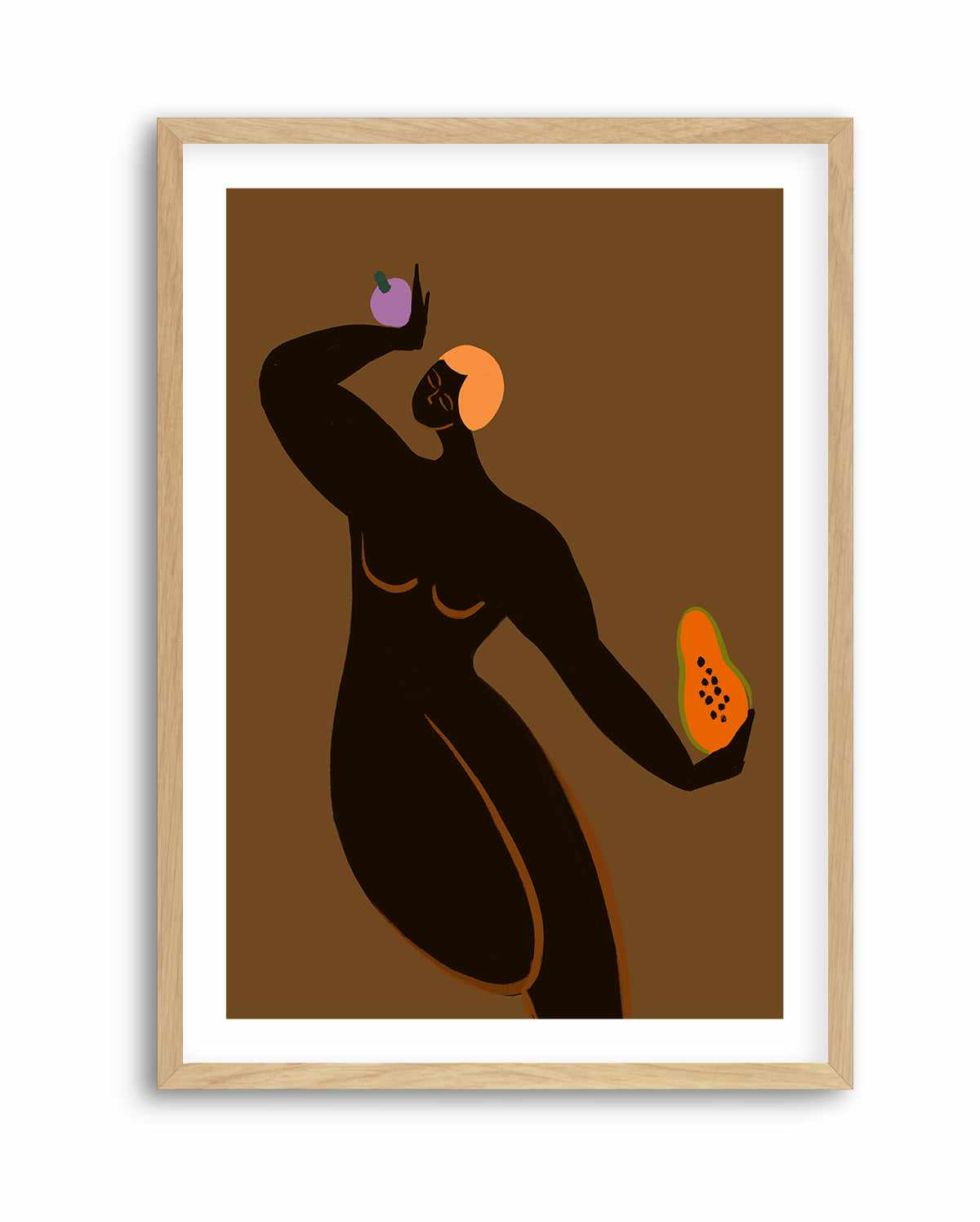 Papaya Mangosteen by Arty Guava | Art Print