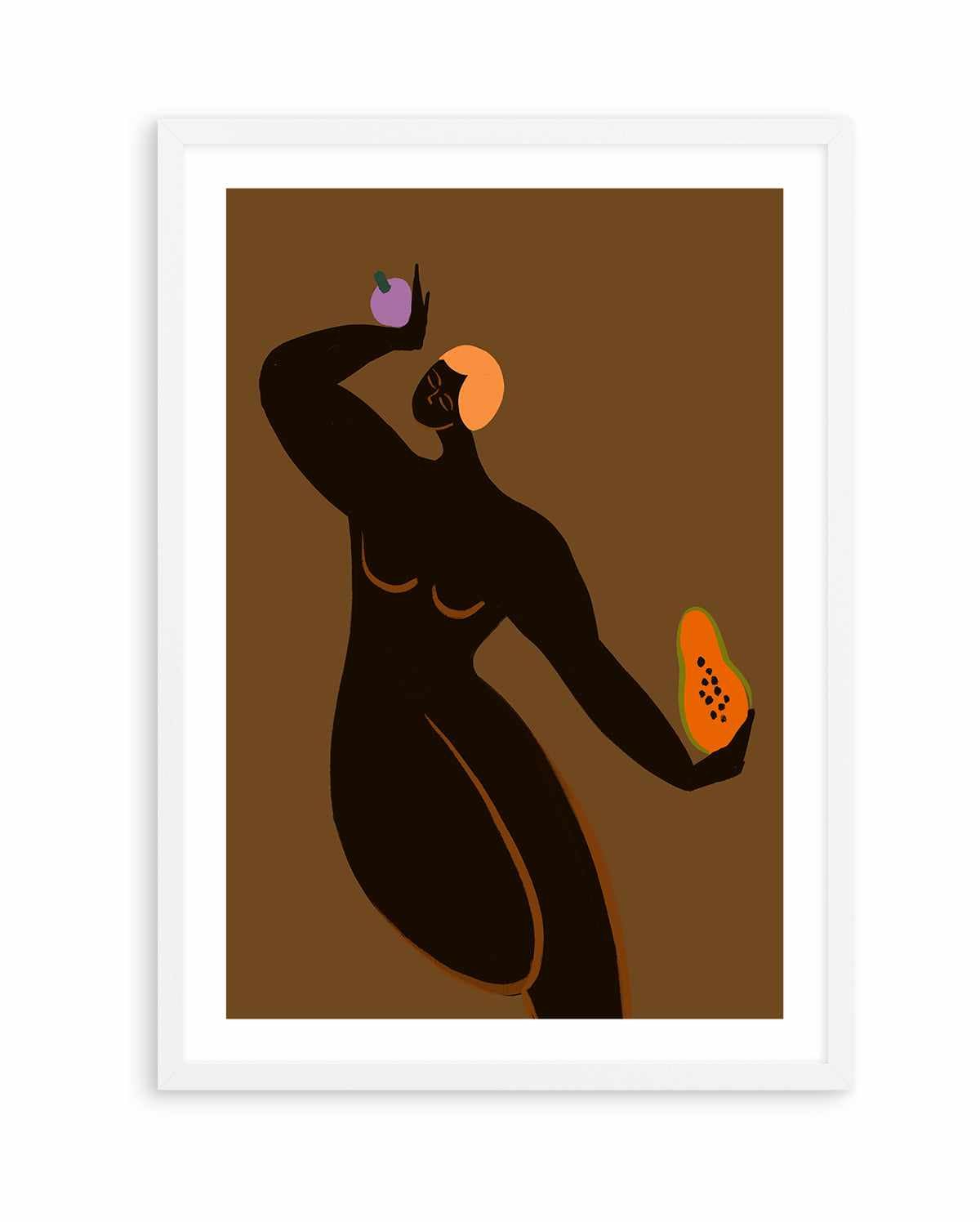 Papaya Mangosteen by Arty Guava | Art Print