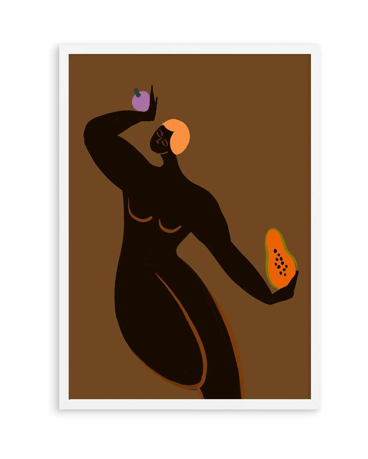 Papaya Mangosteen by Arty Guava | Art Print