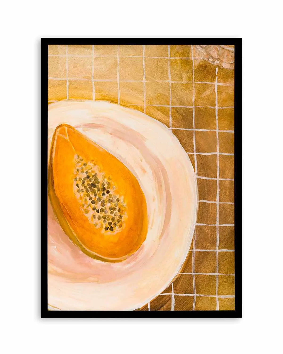 Papaya by Natalie Jane Art Print from Olive et Oriel where you can shop wallpaper and artworks online