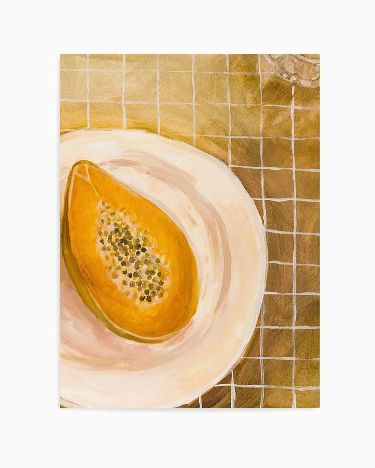 Papaya by Natalie Jane Art Print from Olive et Oriel where you can shop wallpaper and artworks online