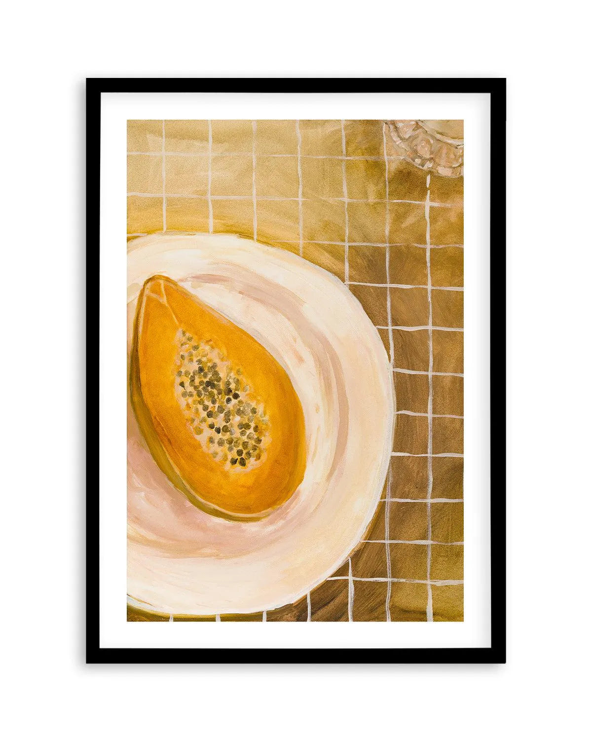 Papaya by Natalie Jane Art Print from Olive et Oriel where you can shop wallpaper and artworks online