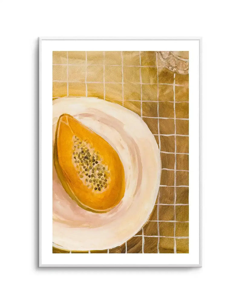 Papaya by Natalie Jane Art Print from Olive et Oriel where you can shop wallpaper and artworks online