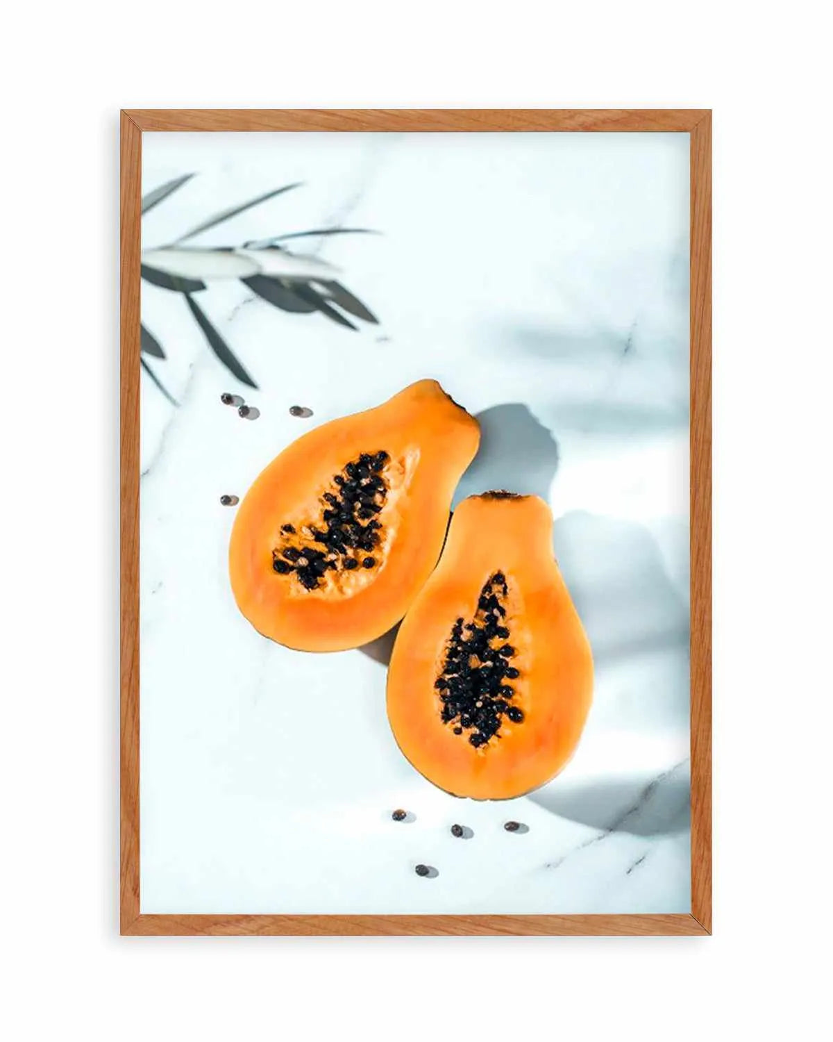 Papaya on Marble Art Print from Olive et Oriel where you can shop wallpaper and artworks online