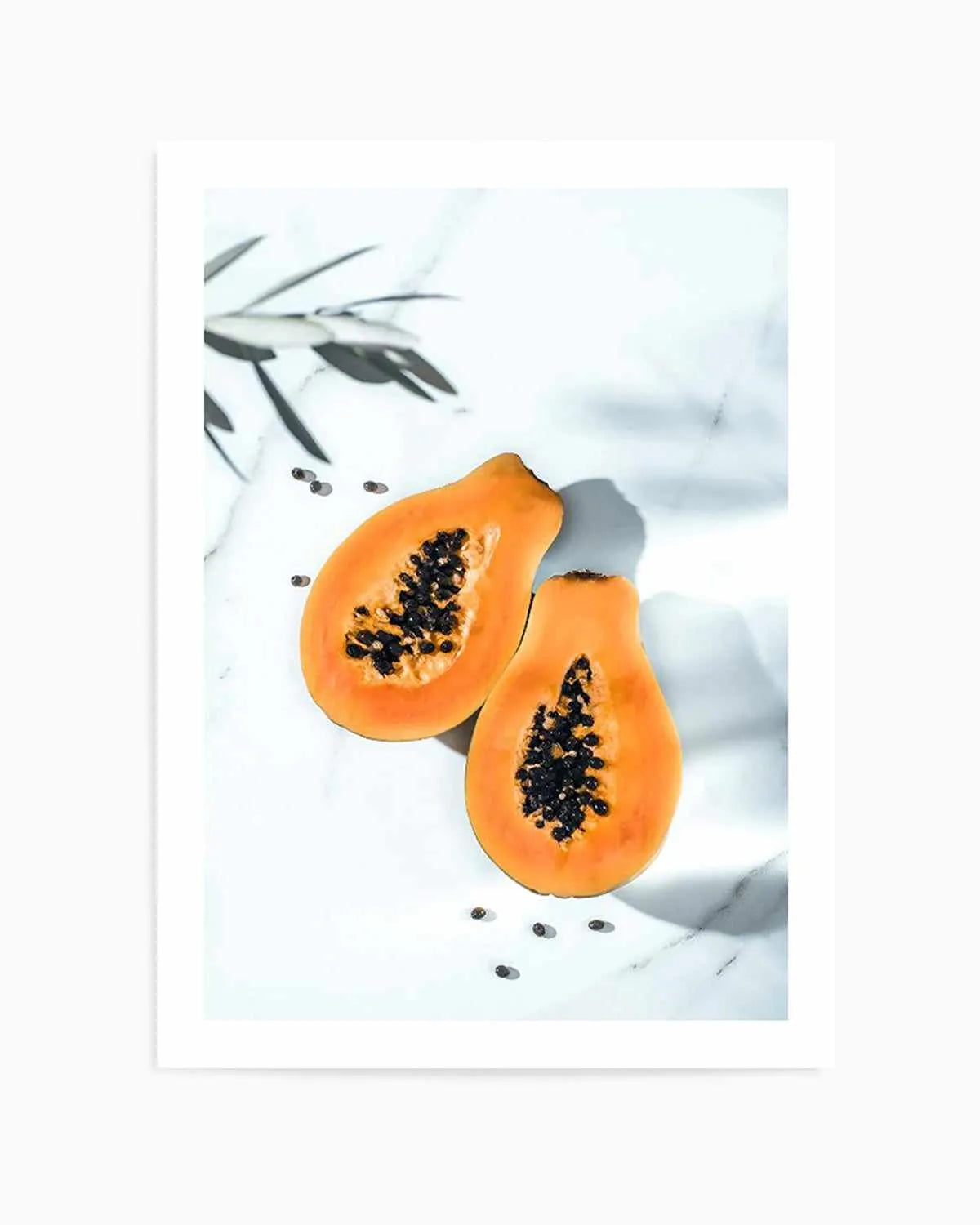 Papaya on Marble Art Print from Olive et Oriel where you can shop wallpaper and artworks online