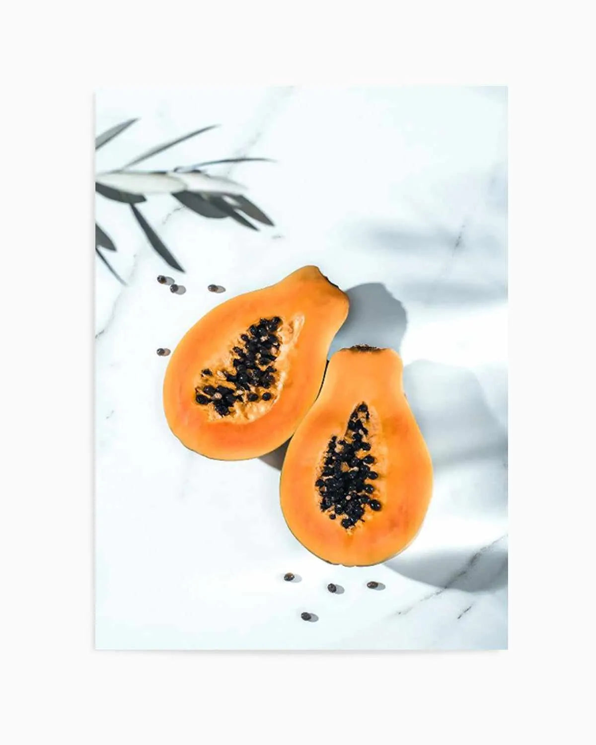 Papaya on Marble Art Print from Olive et Oriel where you can shop wallpaper and artworks online