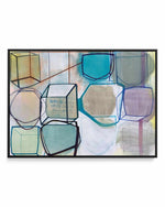 Paper Abstract III by Naomi Taitz Duffy | Framed Canvas Art Print