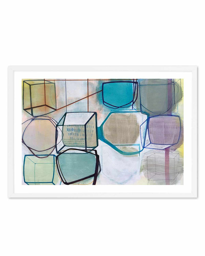 Paper Abstract III by Naomi Taitz Duffy Art Print