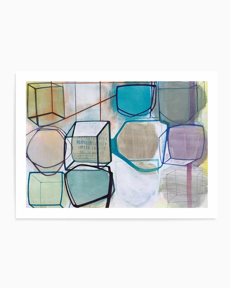 Paper Abstract III by Naomi Taitz Duffy Art Print